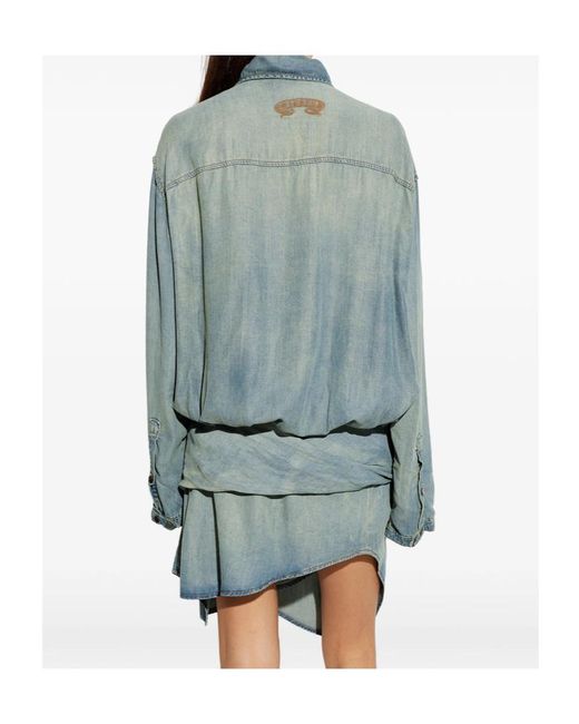 DIESEL Blue De-Tilora- Denim Dress