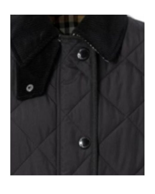 Burberry Black Quilted Thermoregulated Barn Jacket