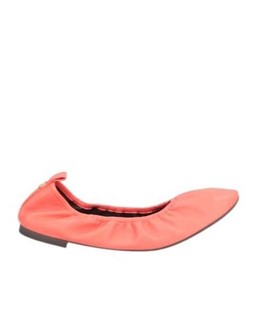 Tory Burch Pink Ballet Flats