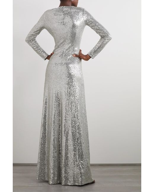 Michael Kors Gray Sequined Plain Dress Dress