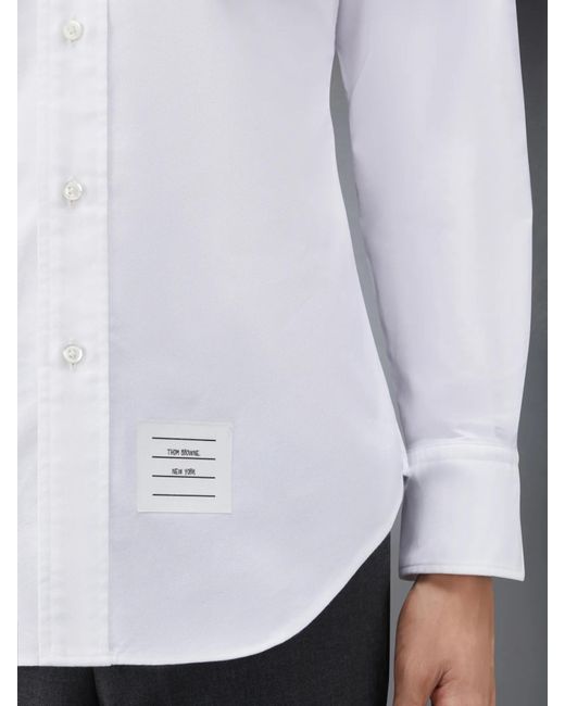 Thom Browne White Oxford Shirt for men