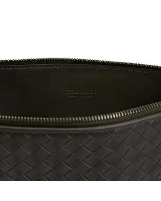 Bottega Veneta Black Intrecciato Clutch Bag for men