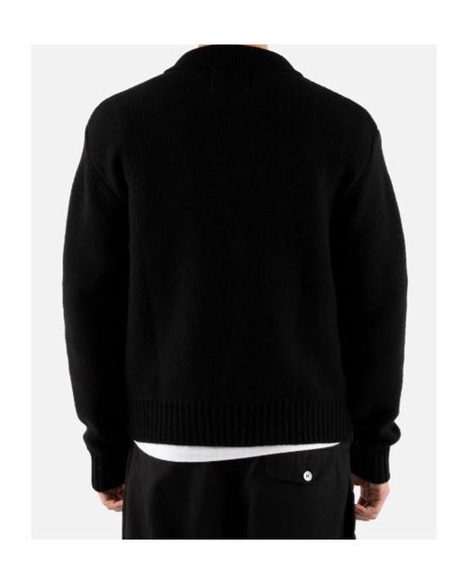 Arte' Blue Logo-Patch Zip-Up Sweater for men