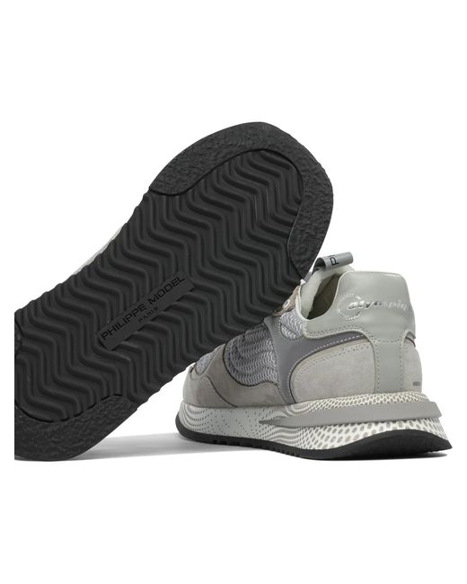 Philippe Model White Olympique Running Sneakers for men