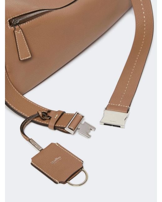 Max Mara Brown Medium Leather Shoulder Bag