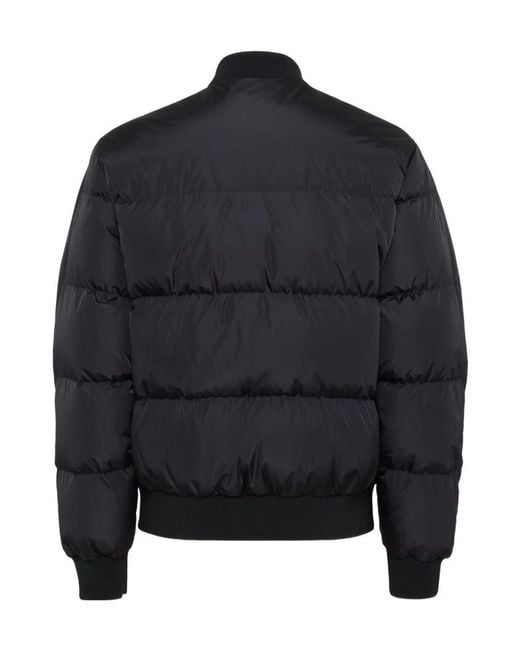 DSquared² Black Easy Puffer Bomber Jacket for men