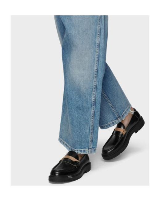 Maison Margiela Black Décortiqué Slip-On Loafers for men