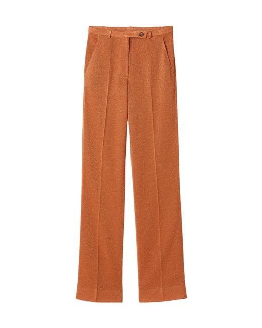 Miu Miu Orange Lurex Pants