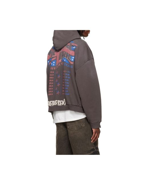 Represent Brown Dream On Tour Graphic Hoodie for men