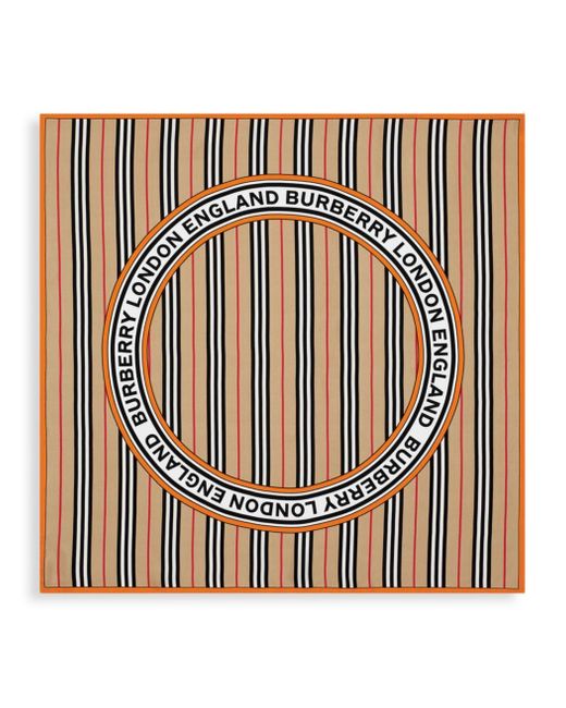 Burberry Multicolor Icon Stripe Logo Scarf for men
