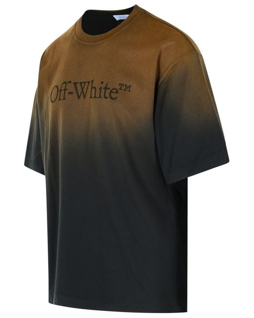 Off-White c/o Virgil Abloh Black 'Laundry Skate' Cotton T-Shirt for men