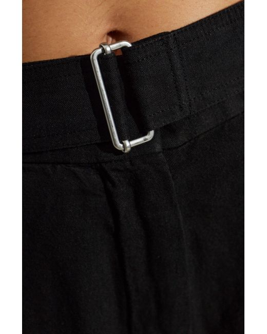 Studio Nicholson Black Chatto Wide-Leg Pants