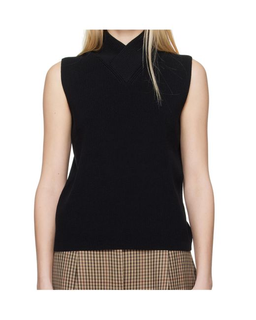 Studio Nicholson Black Sleeveless Jacket