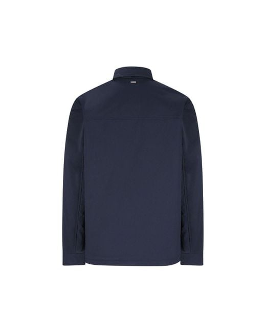 Herno Blue Buttoned Jacket for men