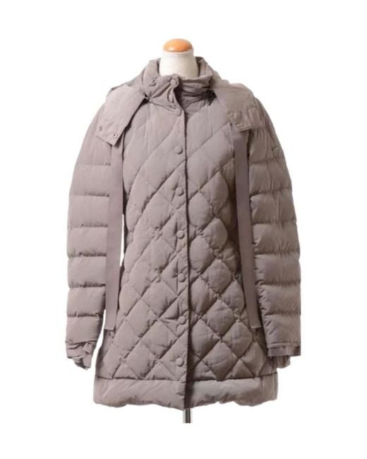 Armani Jeans Brown Hooded Down Jacket