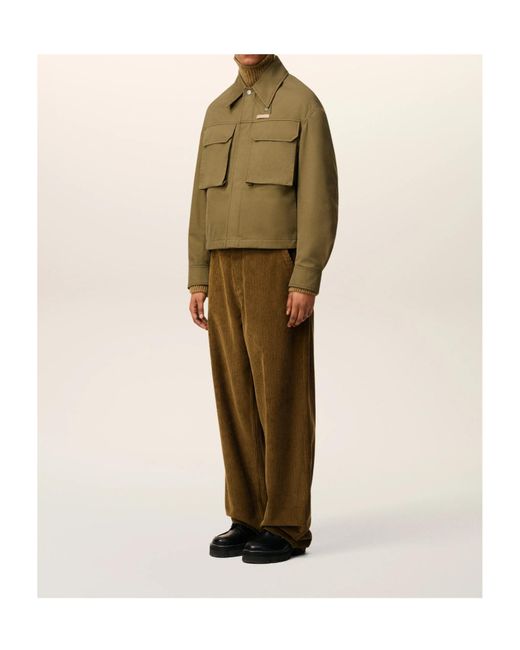 AMI Green Cotton Worker Jacket