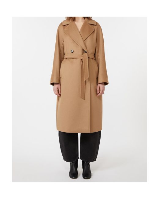 Weekend by Maxmara Natural Resina Belted Long Coat