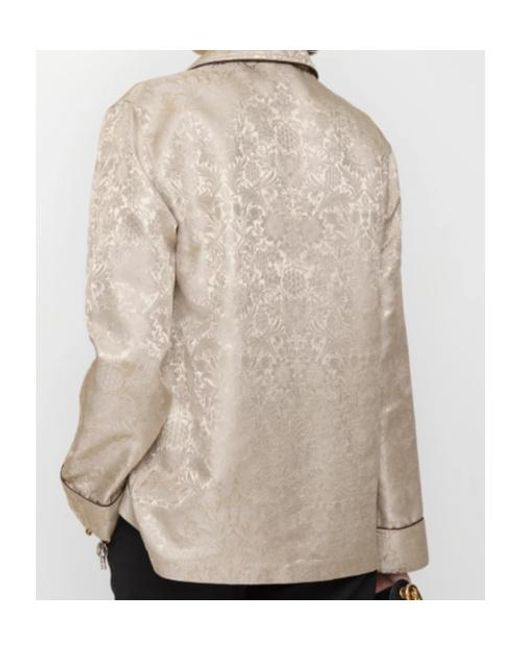 Burberry Natural Sunflower-Jacquard Pyjama Shirt