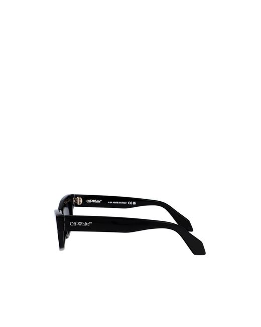 Off-White c/o Virgil Abloh Black Rectangle-Frame Sunglasses for men