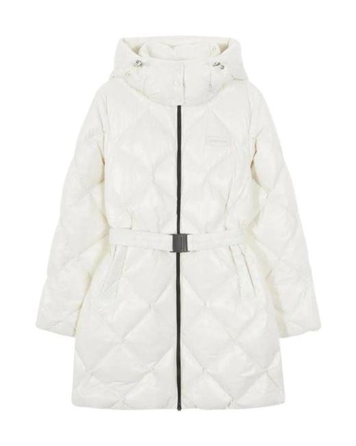 Duvetica White Long Sleeve Down Jacket