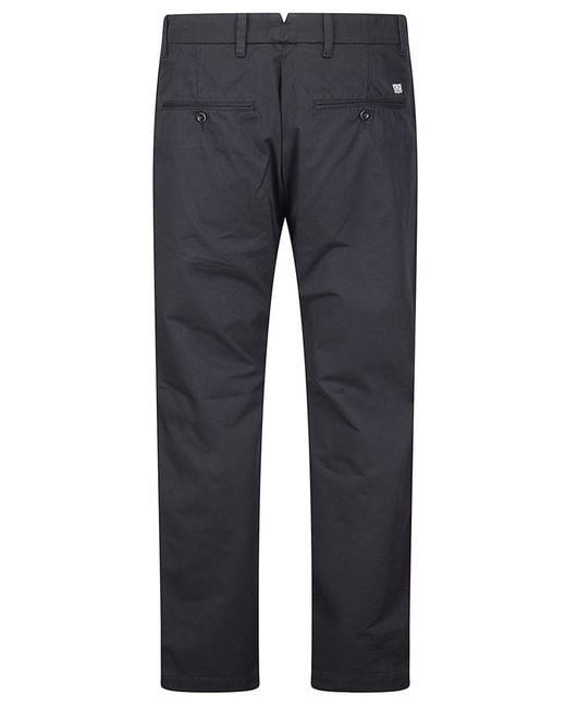 C P Company Blue Straight-Leg Chino Pants for men