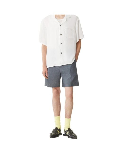 Lanvin White Short Sleeve Shirt for men