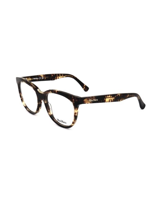 Max Mara Black Round Frame Glasses