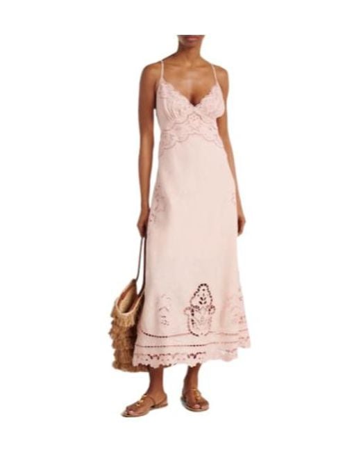 Farm Rio Pink Strappy Dress