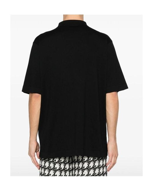 Balmain Black Polo Shirts for men