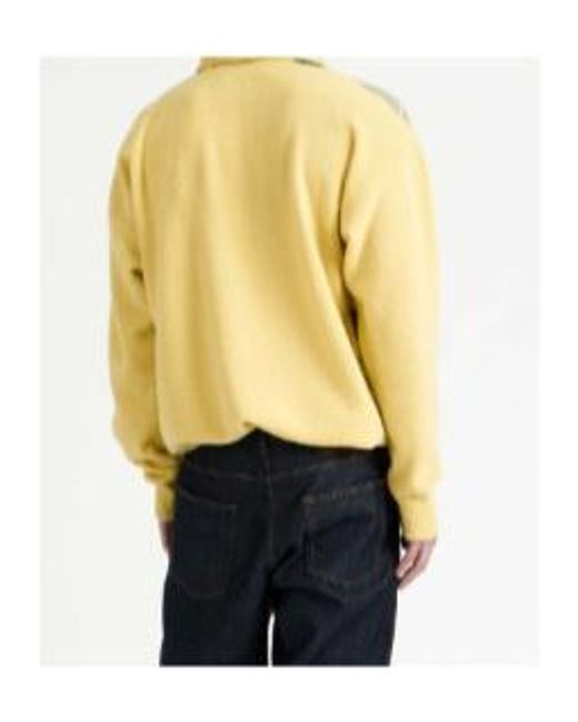 J.W. Anderson Yellow Jw Anderson X Pringle Argyle Polo Top for men