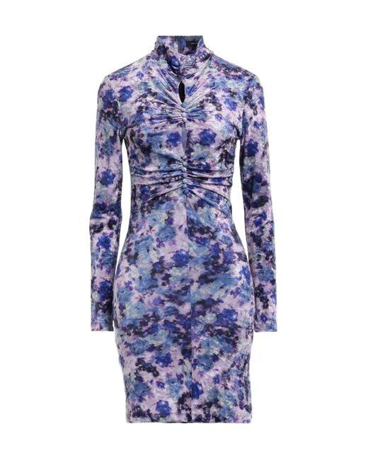 Isabel Marant Blue Floral Pattern Dress