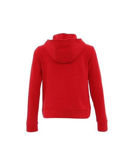 Emporio Armani Red Bear Decal With Hooded Casual Jacket