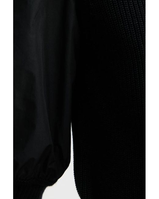 Max Mara Black V-Neck Pullover
