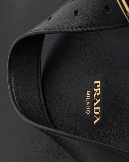 Prada Black Boogie Medium Leather Bag