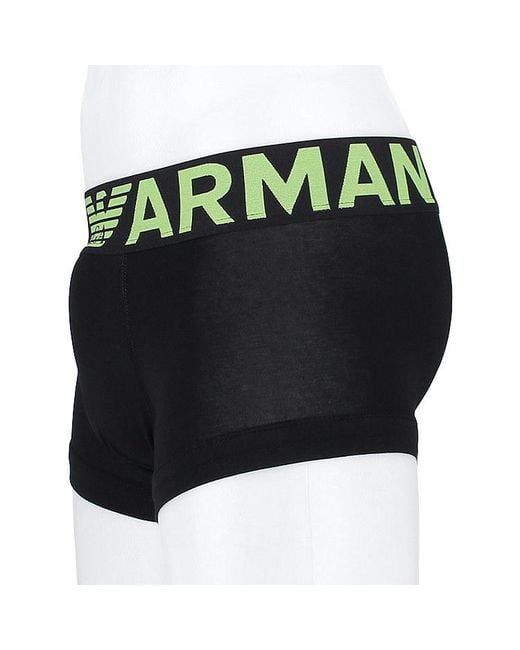 Emporio Armani Black Logo Underwear for men