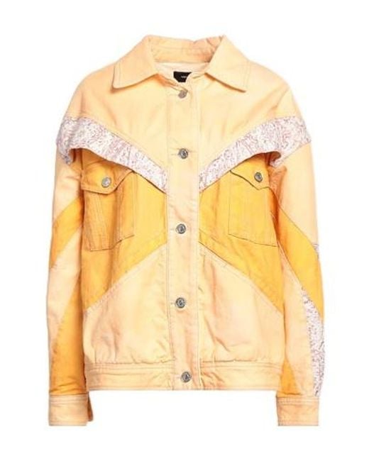 Isabel Marant Yellow Denim Trucker Jacket