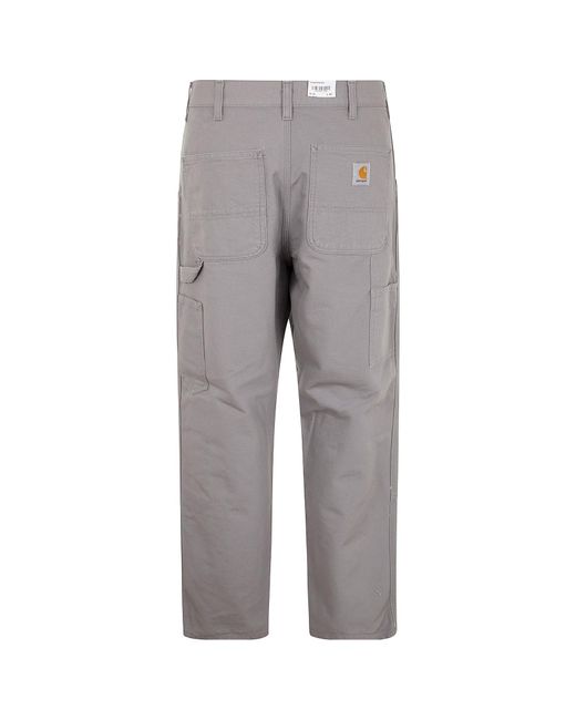 Carhartt Gray Wip Wip Double Knee Pants for men