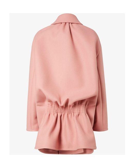 Fendi Pink Wool Parka