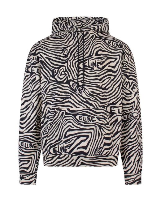 Céline Gray Loose Hoodie for men