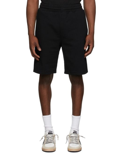 Golden Goose Deluxe Brand Black Diego Knee-Length Shorts for men