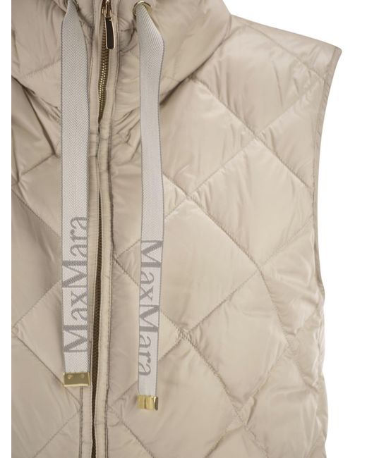 Max Mara Natural The Cube Tregic Zip-Up Drawstring Gilet