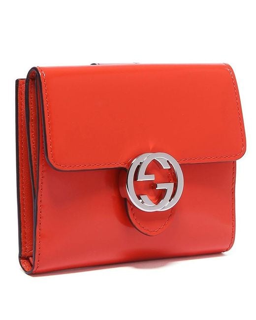 Gucci Red Logo Wallet