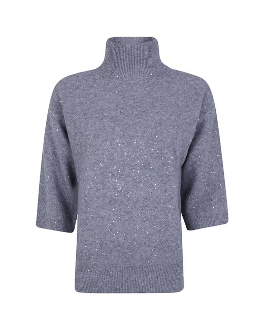 Seventy Blue High-Neck Knit To
