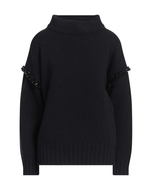 Max Mara Blue Polo Neck