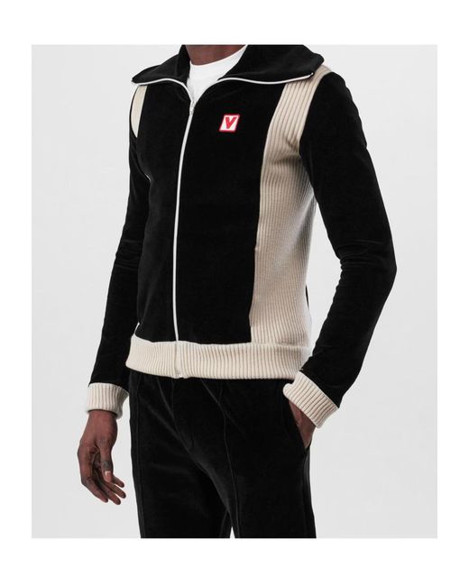 Valentino Black Logo Zip-Up Jacket for men