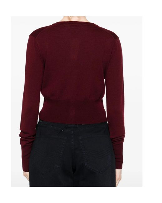 Vivienne Westwood Orb Embroidered Cropped Cardigan