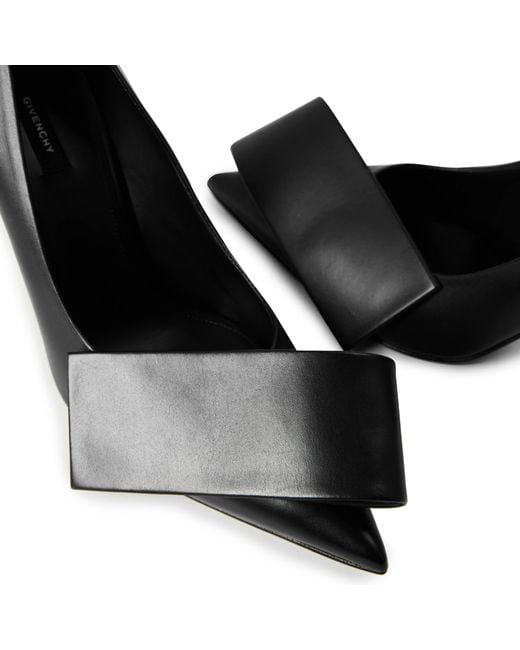 Givenchy Black Pointedtoe Blockheel Highheeled Shoes