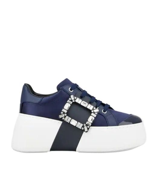 Roger Vivier Blue Viv' Skate Sneakers