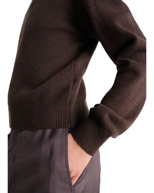 Lemaire Brown Reversible Buttoned Sweater