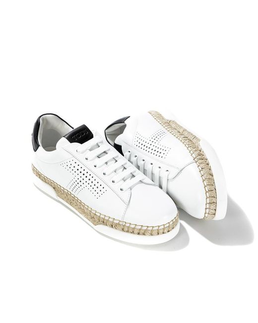 Tod's White Logo Details Casual Sneakers
